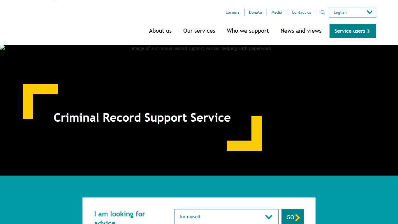 Criminal Record Support Service Nacro